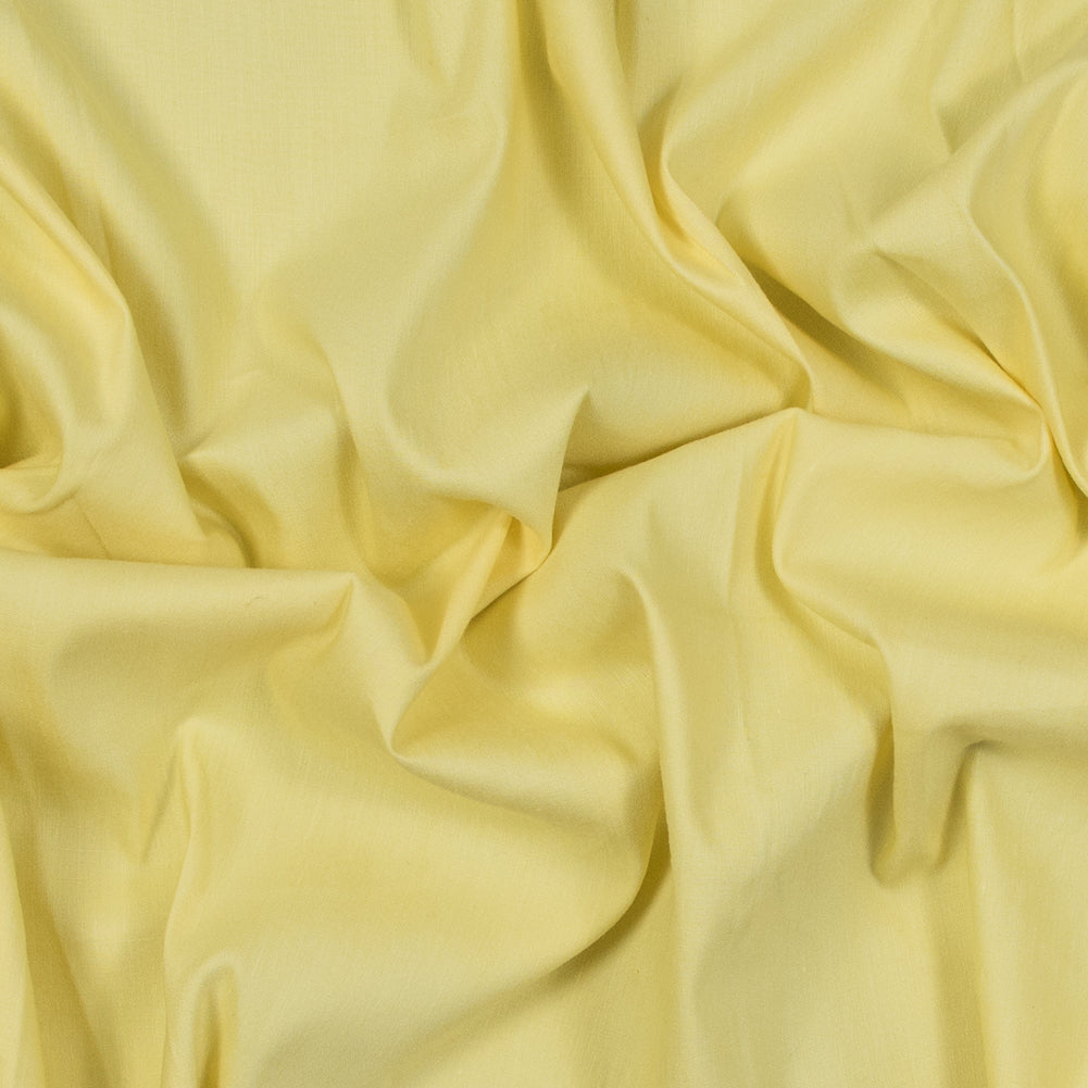 Stretch Linen Woven - Canary Yellow - Asturias Collection Stretch Linen Woven - Canary Yellow - Asturias Collection