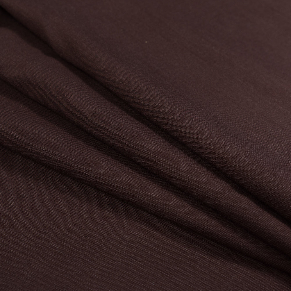 Stretch Linen Woven - Chocolate - Asturias Collection Stretch Linen Woven - Chocolate - Asturias Collection