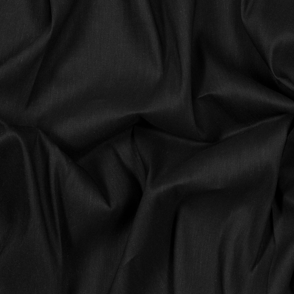Stretch Linen Woven - Black - Asturias Collection Stretch Linen Woven - Black - Asturias Collection