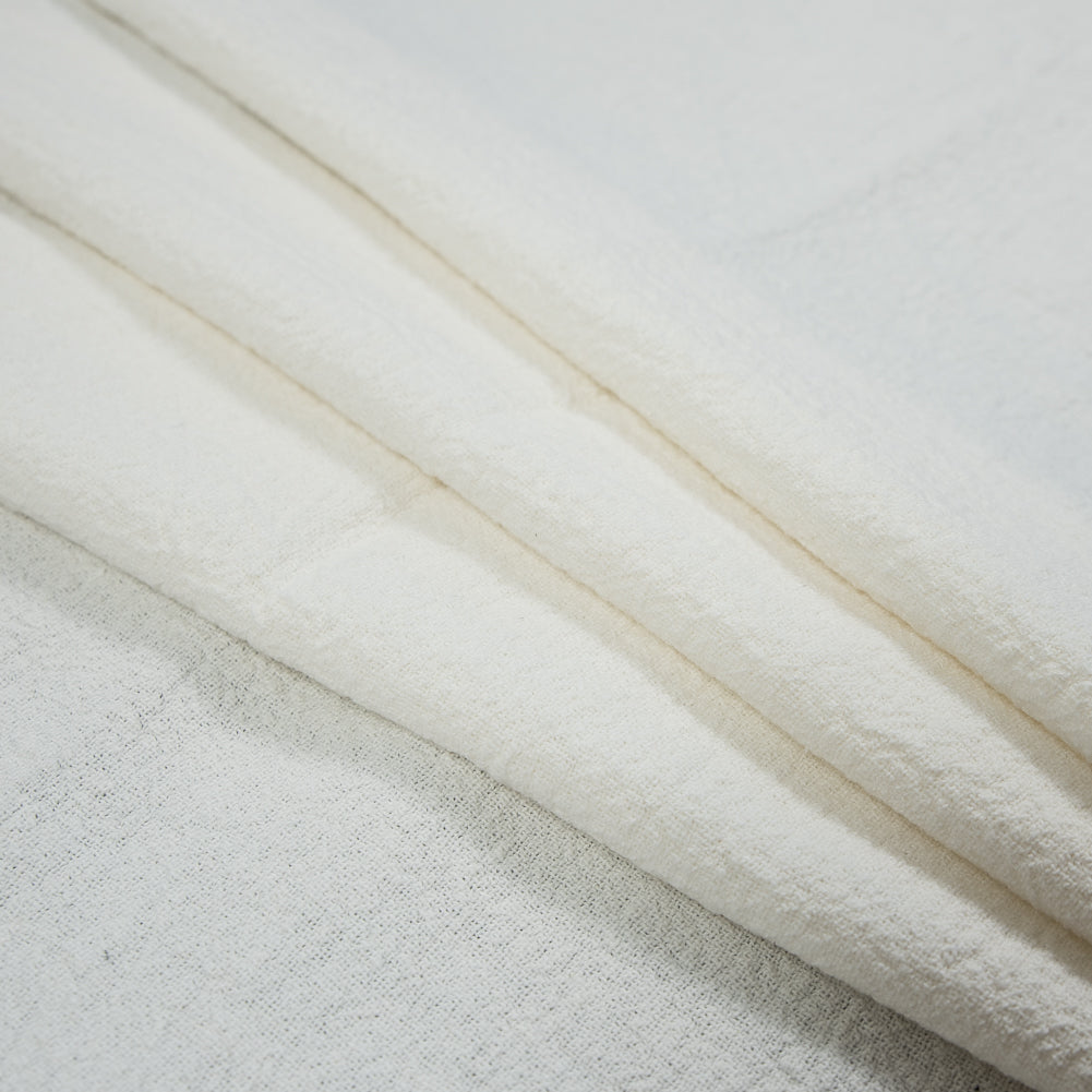 Linen Crepe - Ivory - Pisek Collection Folded Linen Crepe - Ivory - Pisek Collection Folded