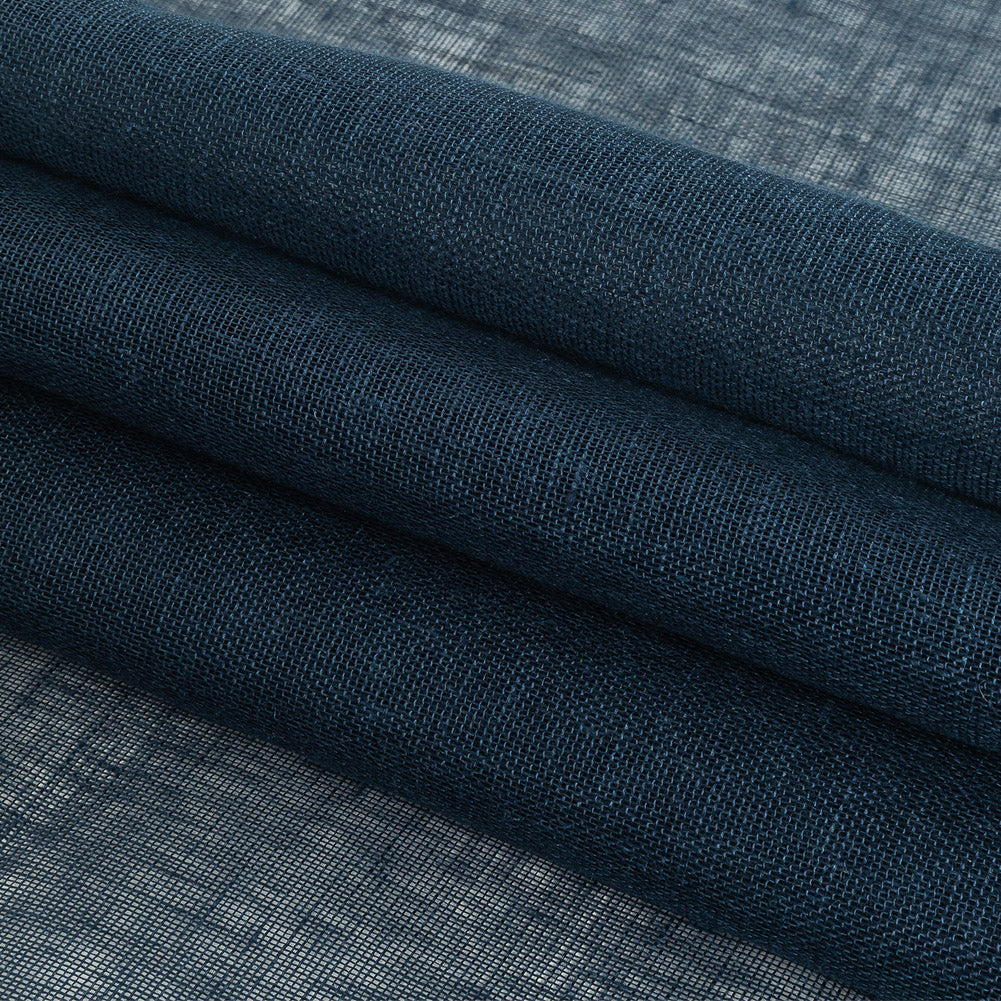 Linen Scrim 58" - Indigo - Corinth Collection Detail Linen Scrim 58" - Indigo - Corinth Collection Detail