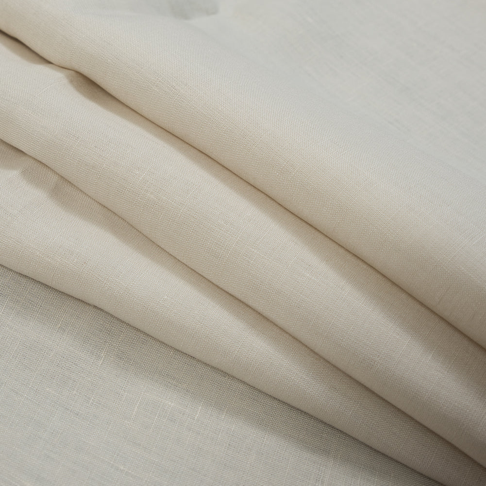 Medium Weight Linen Woven 118" - Sand - Ostrava Collection Detail Medium Weight Linen Woven 118" - Sand - Ostrava Collection Detail