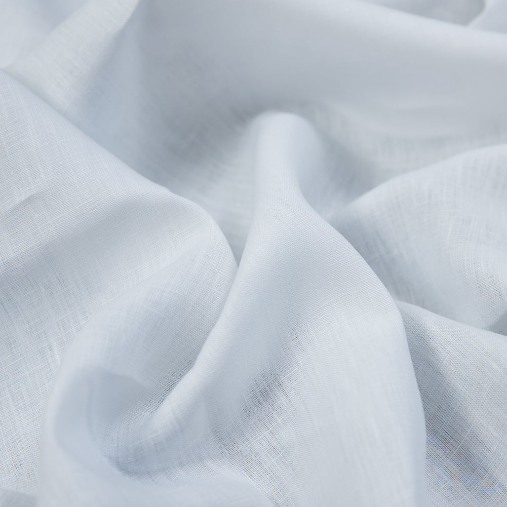 Medium Weight Linen Woven 118" - White - Ostrava Collection Full Medium Weight Linen Woven 118" - White - Ostrava Collection Full