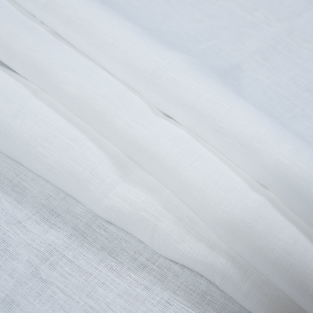 Heavyweight Linen Woven 118" - White - Sierra Collection Detail Heavyweight Linen Woven 118" - White - Sierra Collection Detail