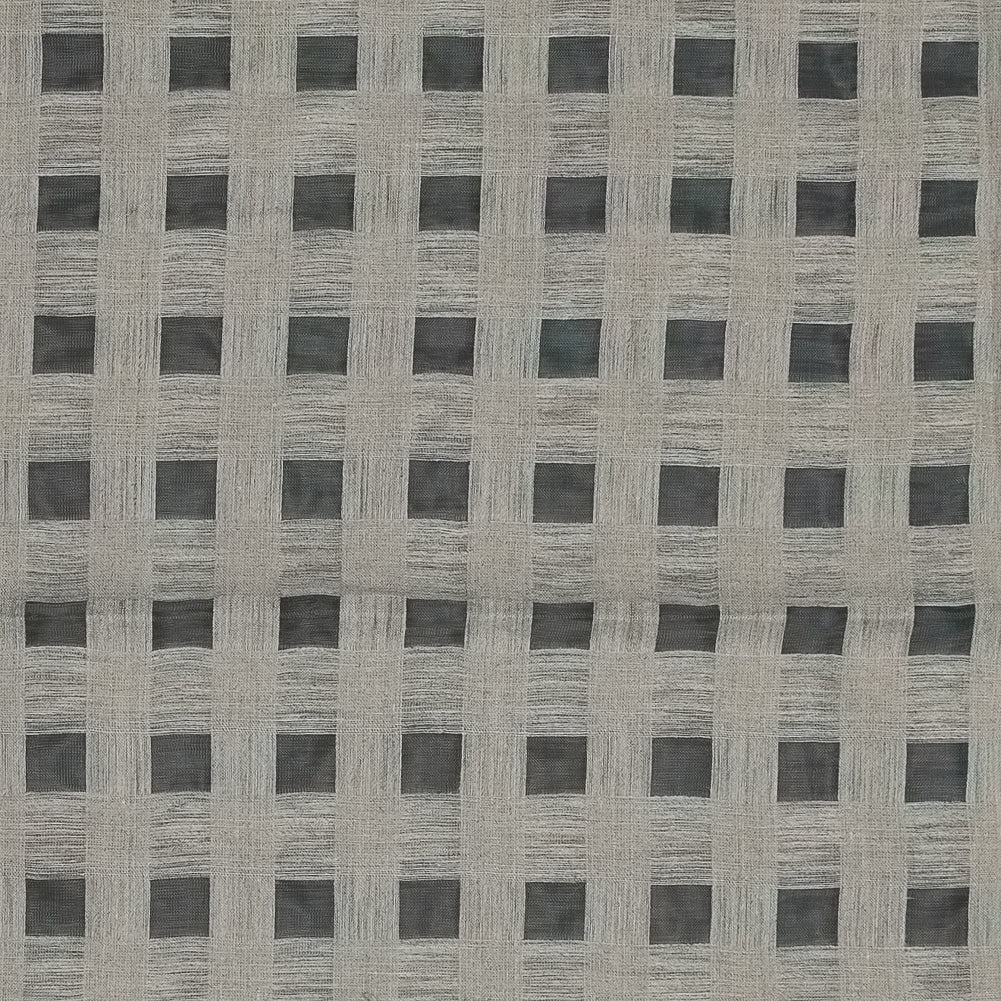 Checkered Linen Woven - Natural - Katia Collection Checkered Linen Woven - Natural - Katia Collection