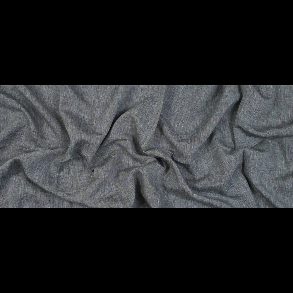 Two-Tone Linen Woven - Black and White - Sanremo Collection Folded Two-Tone Linen Woven - Black and White - Sanremo Collection Folded