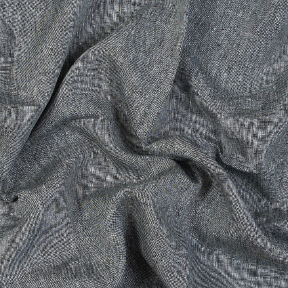 Two-Tone Linen Woven - Black and White - Sanremo Collection Two-Tone Linen Woven - Black and White - Sanremo Collection