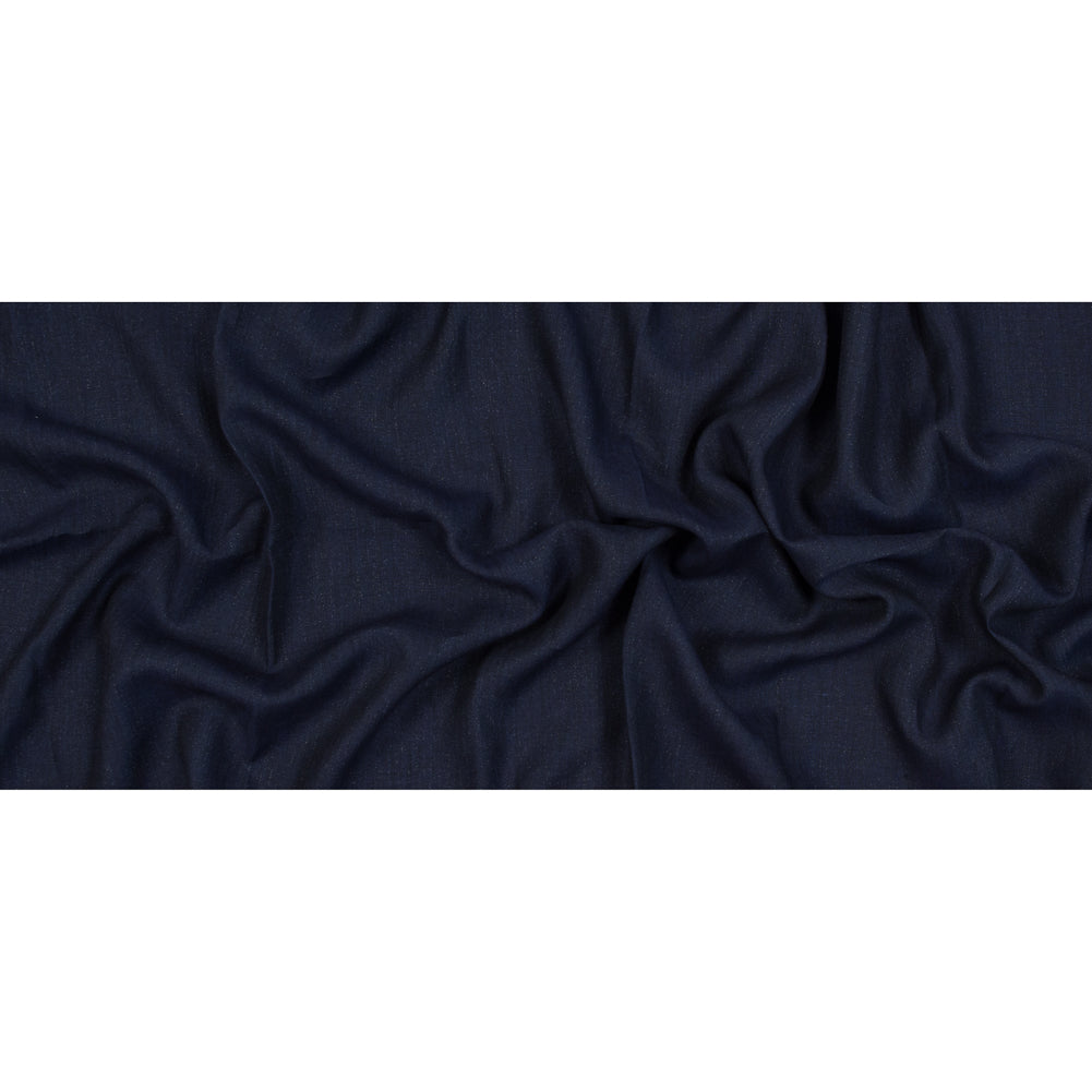 Two-Tone Linen Woven - Indigo and Black - Sanremo Collection Full Two-Tone Linen Woven - Indigo and Black - Sanremo Collection Full