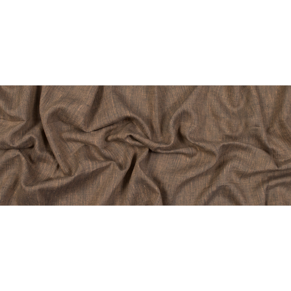 Two-Tone Linen Woven - Coral and Ash - Sanremo Collection Folded Two-Tone Linen Woven - Coral and Ash - Sanremo Collection Folded