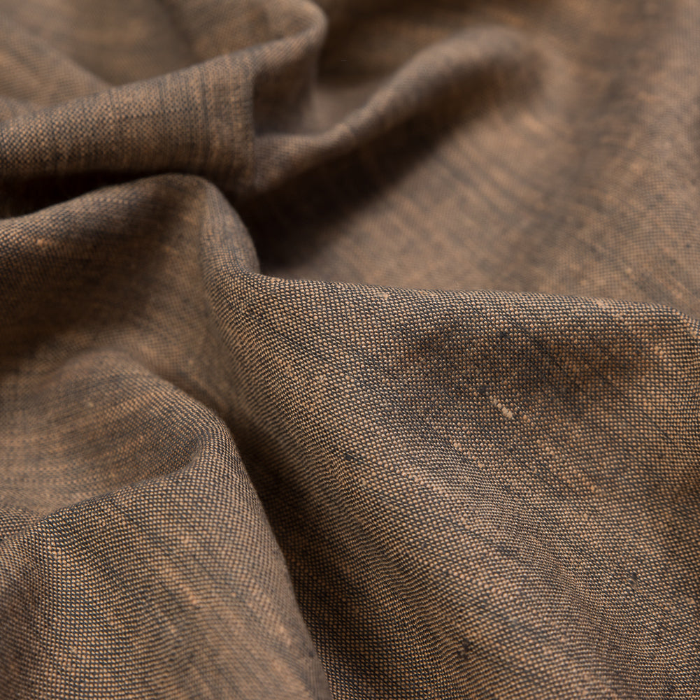 Two-Tone Linen Woven - Coral and Ash - Sanremo Collection Full Two-Tone Linen Woven - Coral and Ash - Sanremo Collection Full