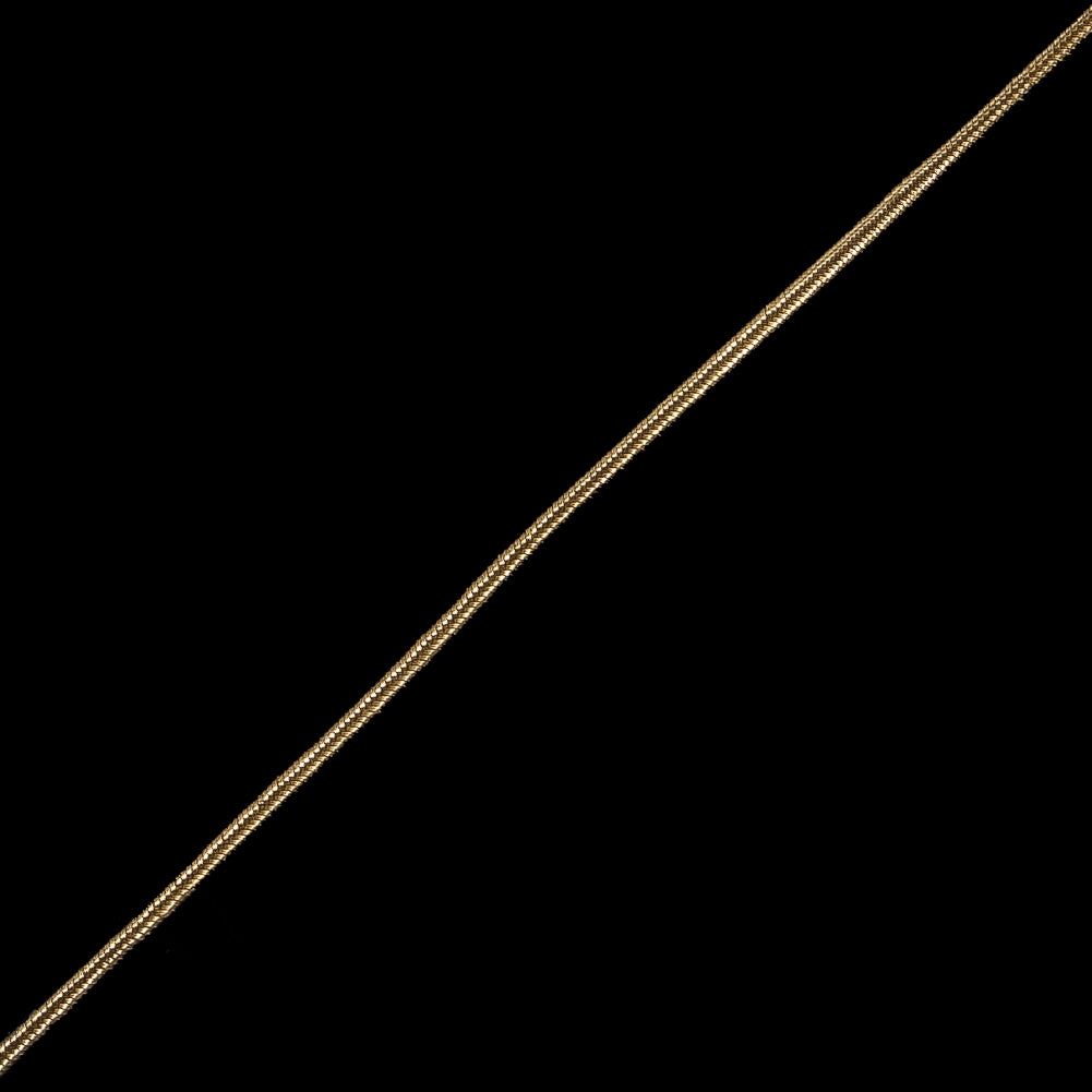 Metallci Gold Braided Cord - 0.125" Detail Metallci Gold Braided Cord - 0.125" Detail