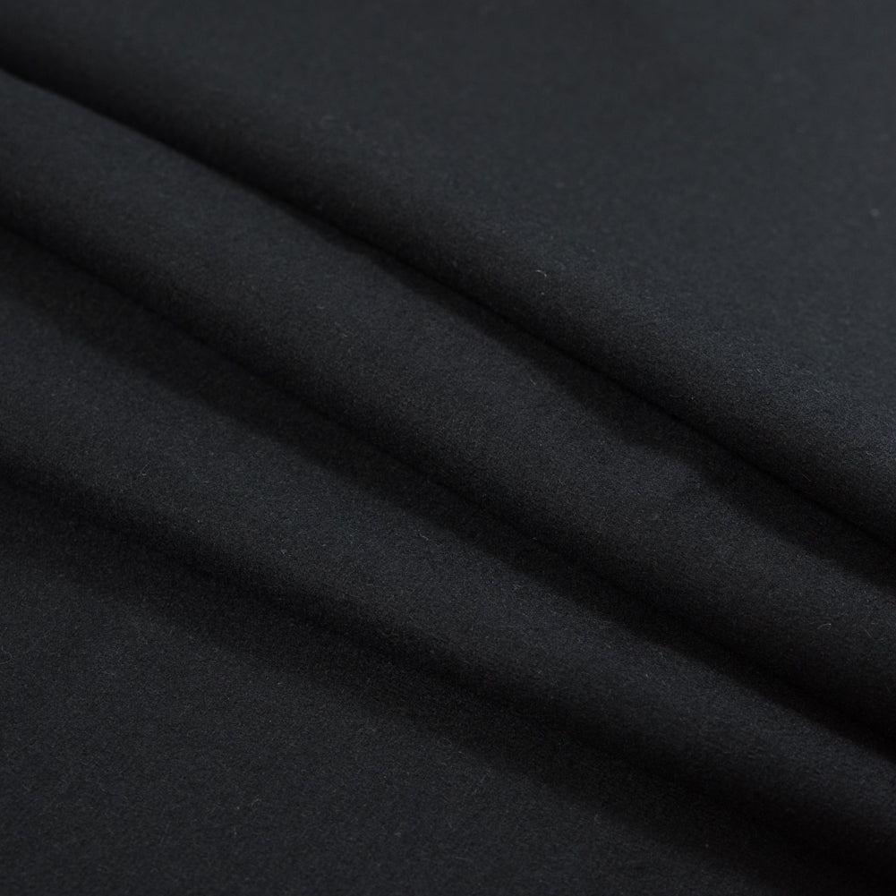 Michael Kors Black Wool and Cashmere Coating Folded Michael Kors Black Wool and Cashmere Coating Folded