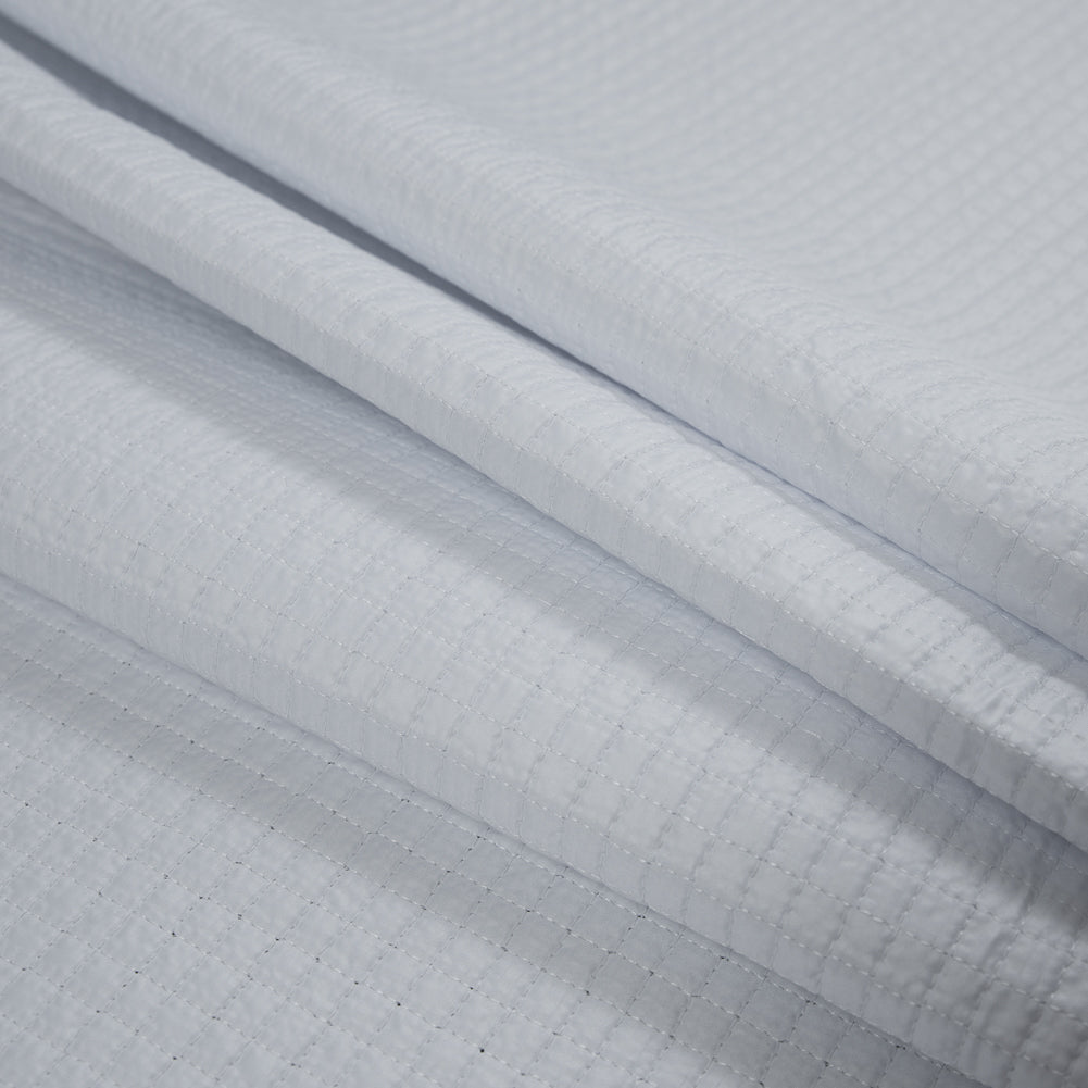 White Square Quilted Polyester Coating Folded White Square Quilted Polyester Coating Folded