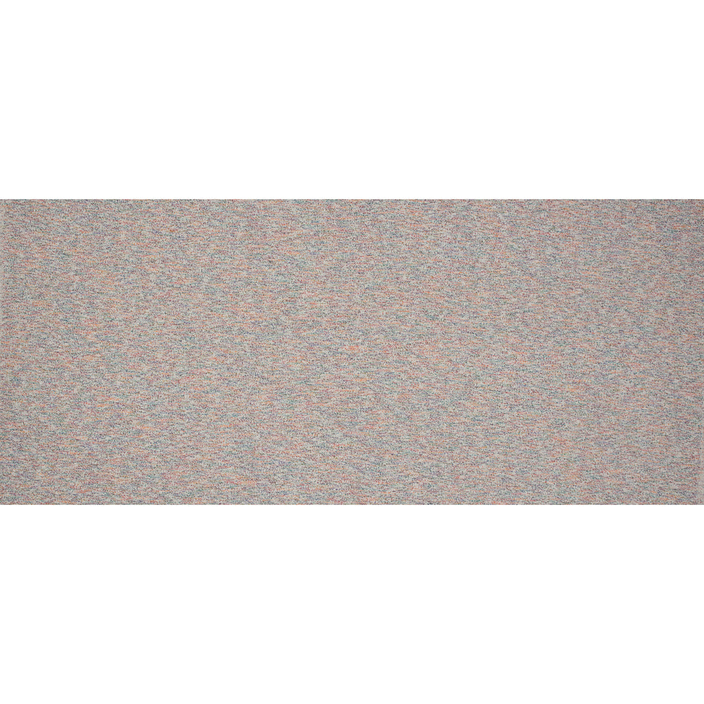 Multicolor and Ivory Crepe-Back Boucled Cotton Tweed Full Multicolor and Ivory Crepe-Back Boucled Cotton Tweed Full