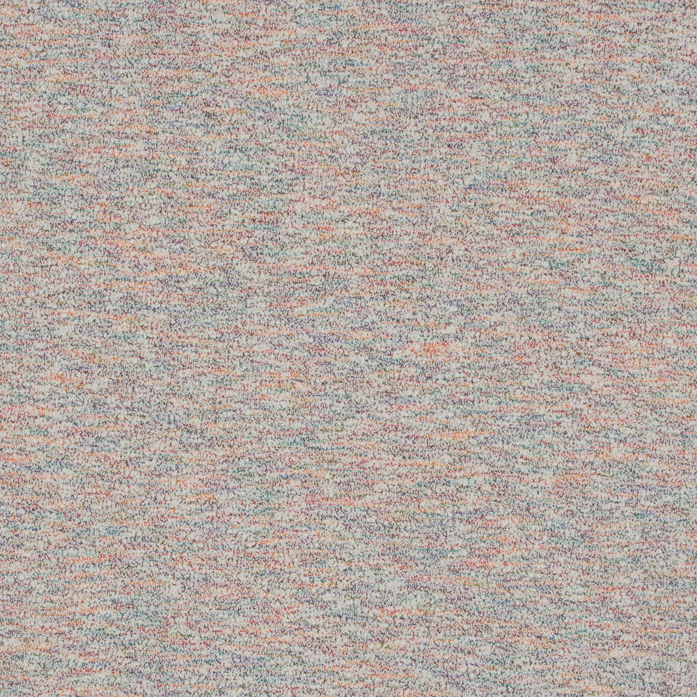 Multicolor and Ivory Crepe-Back Boucled Cotton Tweed Multicolor and Ivory Crepe-Back Boucled Cotton Tweed