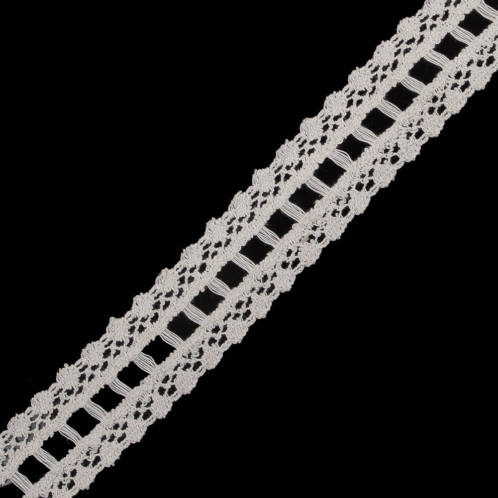 Off-White Crochet Lace - 1.75" Detail Off-White Crochet Lace - 1.75" Detail