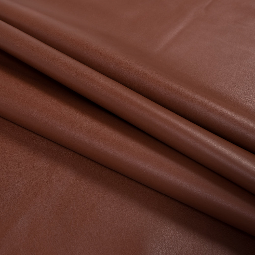 Large Cognac Lamb Leather Folded Large Cognac Lamb Leather Folded