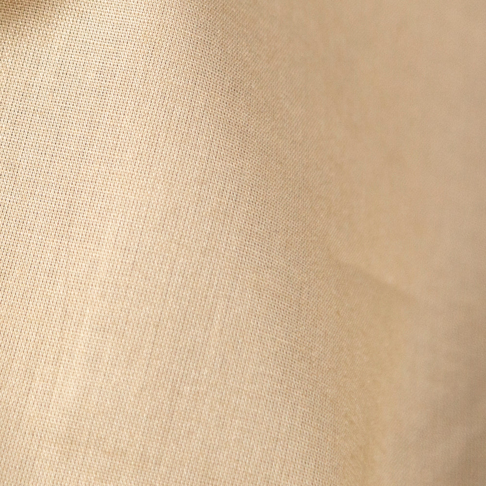 Mercerized Organic Egyptian Cotton Voile - Beige - Toulouse Collection Full