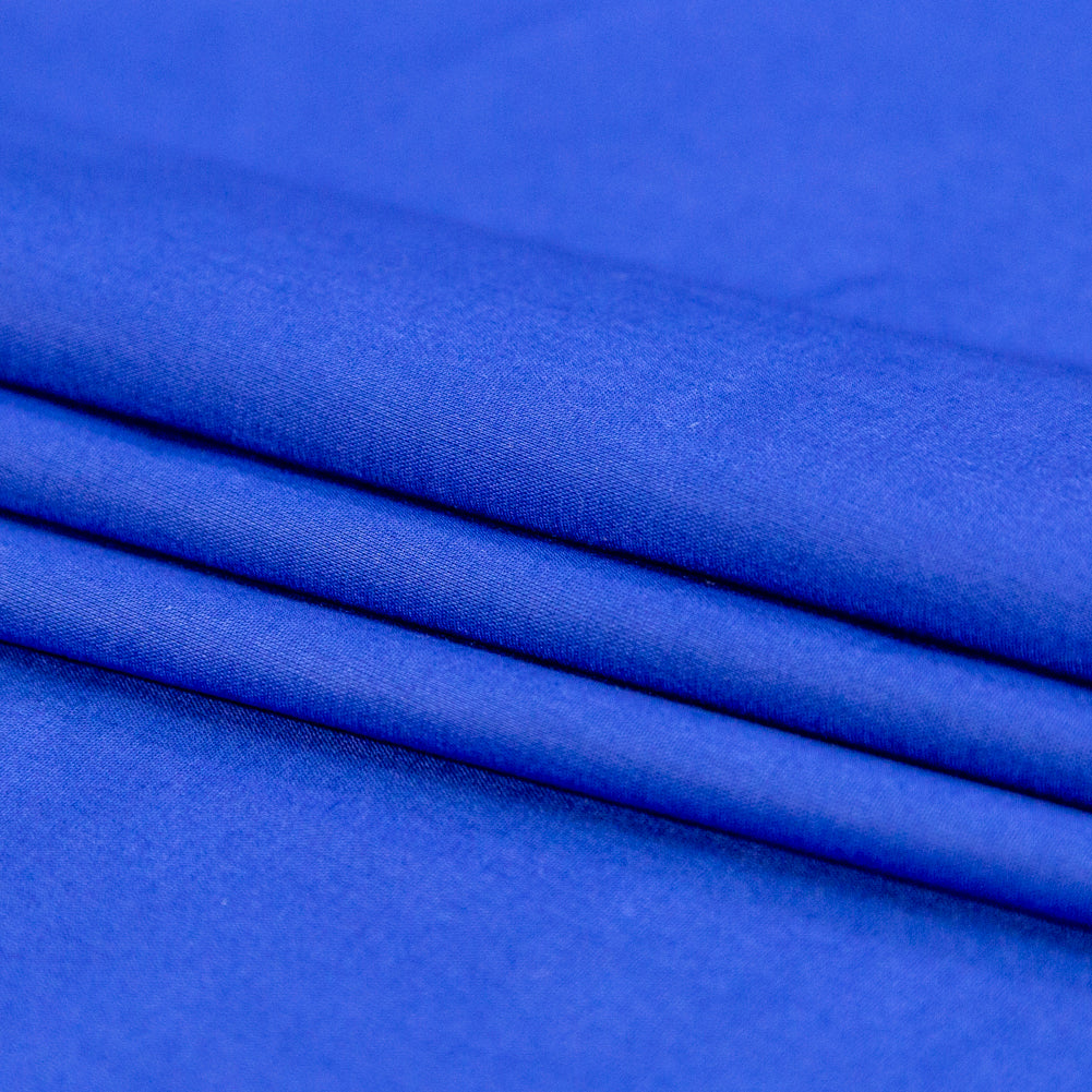 Mercerized Organic Egyptian Cotton Voile - Royal Blue - Toulouse Collection Detail Mercerized Organic Egyptian Cotton Voile - Royal Blue - Toulouse Collection Detail