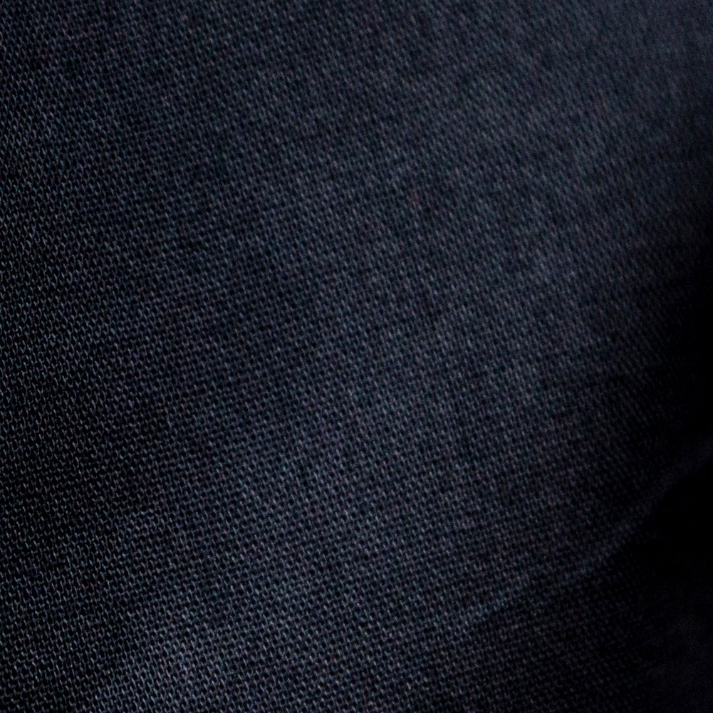 Mercerized Organic Egyptian Cotton Voile - Black - Toulouse Collection Full