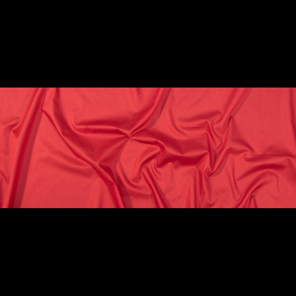 Mercerized Organic Egyptian Cotton Voile - Red - Toulouse Collection Folded Mercerized Organic Egyptian Cotton Voile - Red - Toulouse Collection Folded