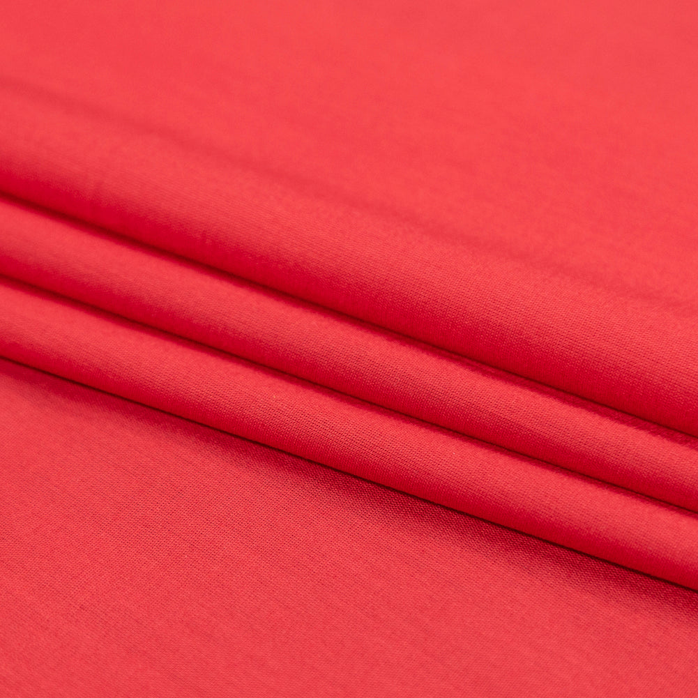 Mercerized Organic Egyptian Cotton Voile - Red - Toulouse Collection Detail Mercerized Organic Egyptian Cotton Voile - Red - Toulouse Collection Detail