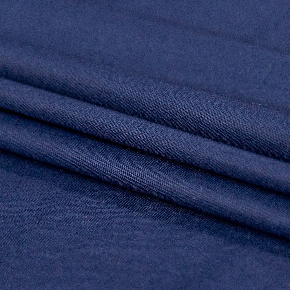 Mercerized Organic Egyptian Cotton Voile - Navy - Toulouse Collection Detail Mercerized Organic Egyptian Cotton Voile - Navy - Toulouse Collection Detail
