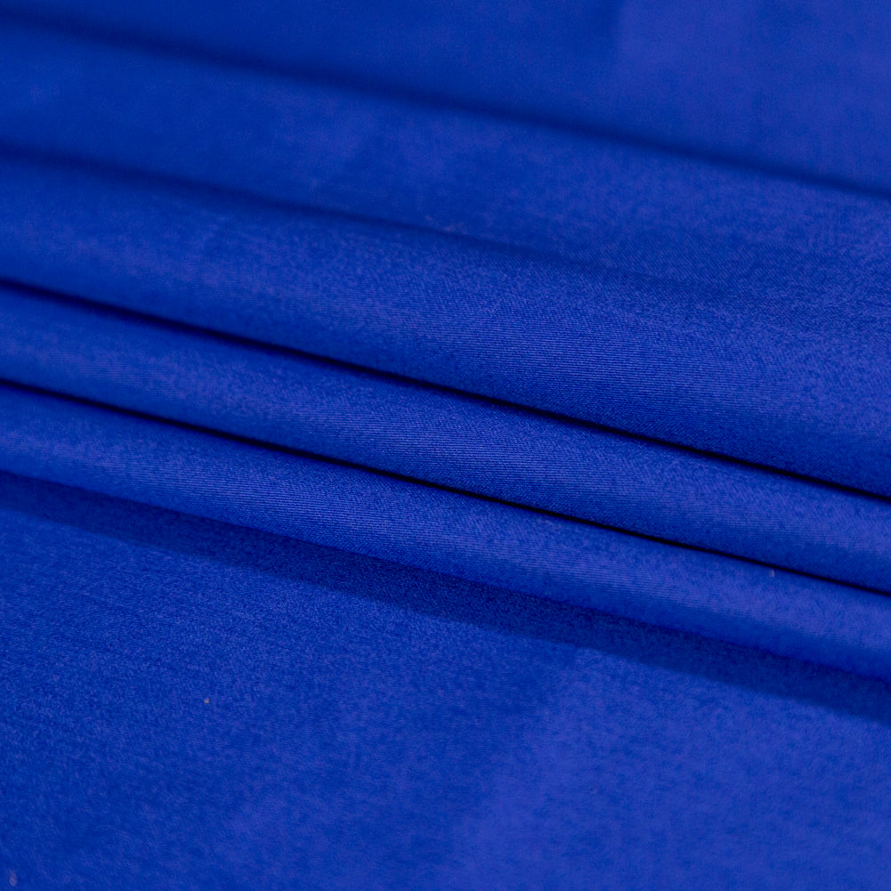 Mercerized Organic Egyptian Cotton Shirting - Royal Blue - Ravello Collection Detail Mercerized Organic Egyptian Cotton Shirting - Royal Blue - Ravello Collection Detail