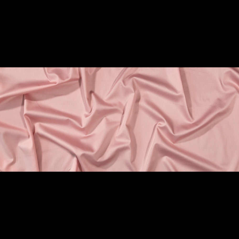 Mercerized Organic Egyptian Cotton Shirting - Dusty Rose - Ravello Collection Folded