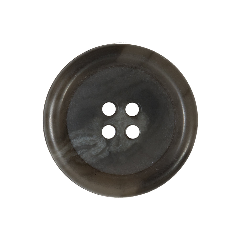Gray and Brown Plastic Button - 40L/25.5mm Gray and Brown Plastic Button - 40L/25.5mm