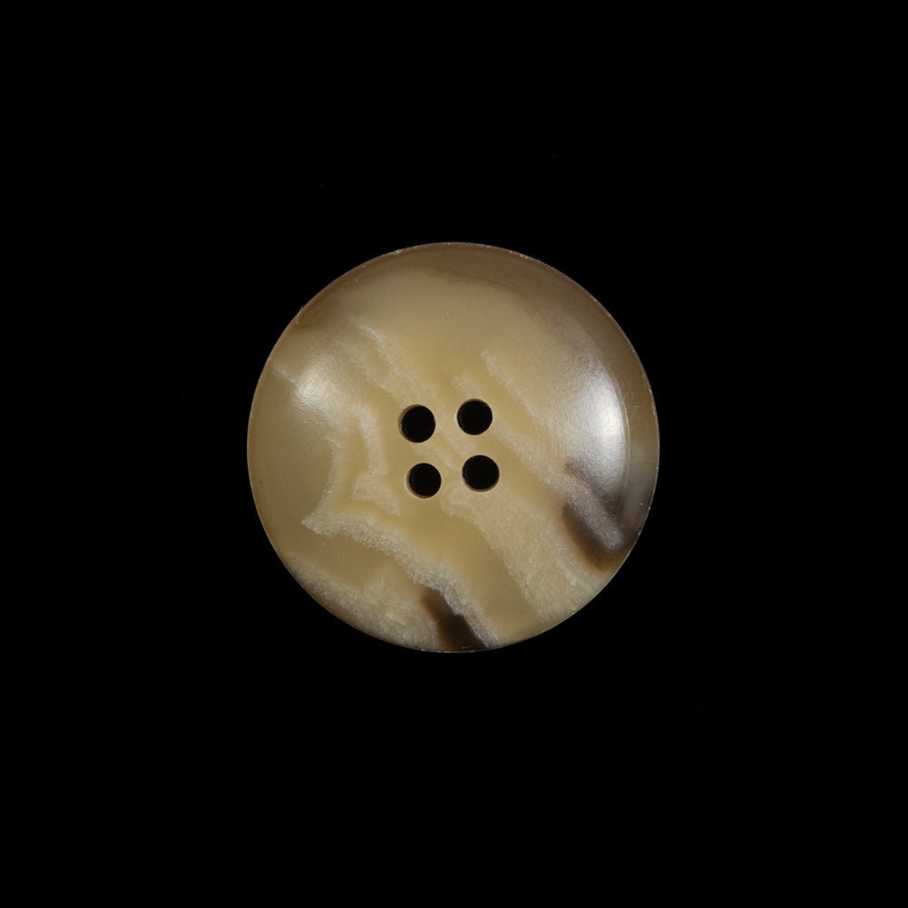 Tan Plastic 4-Hole Button - 35L/22mm Detail Tan Plastic 4-Hole Button - 35L/22mm Detail