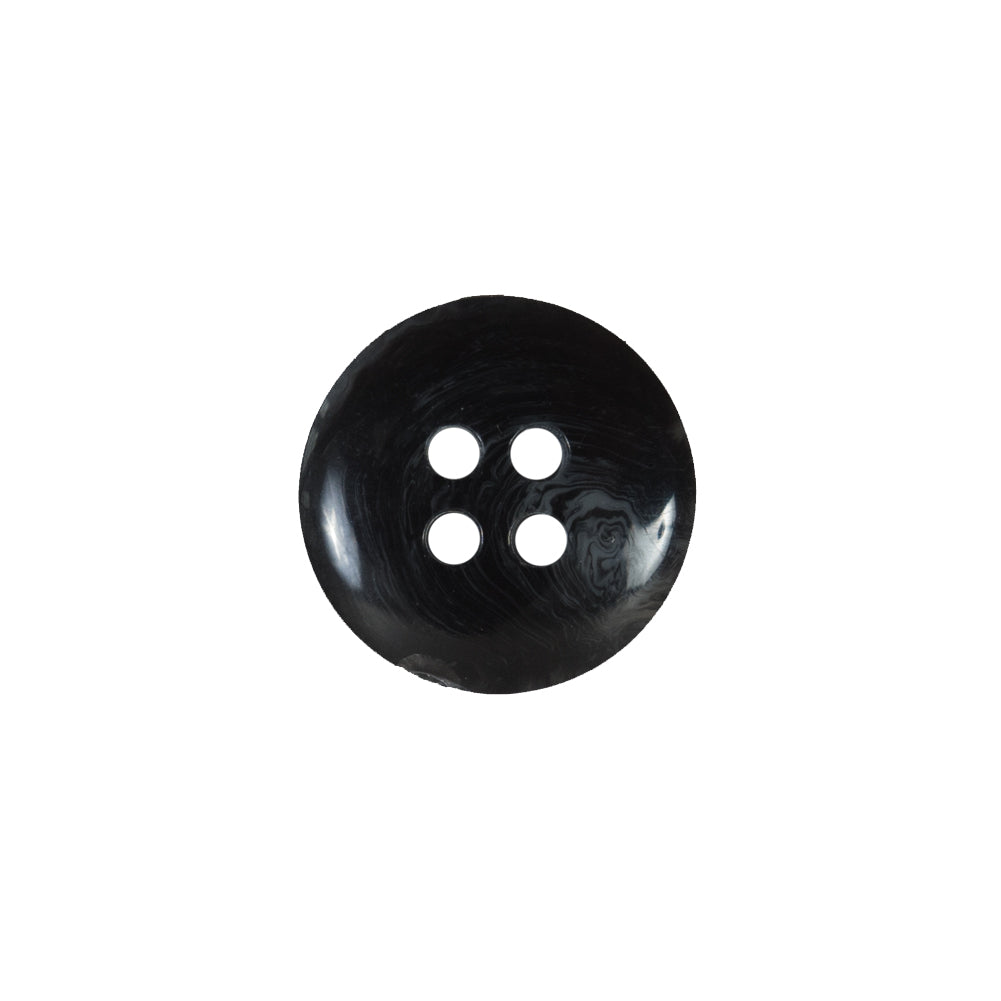 Dark Blue 4-Hole Plastic Button - 24L/15mm Dark Blue 4-Hole Plastic Button - 24L/15mm