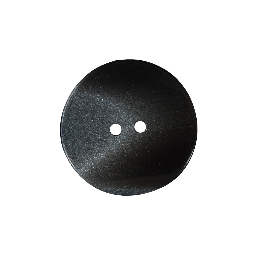 Gray Sparkle Plastic 2-Hole Button - 36L/23mm Detail