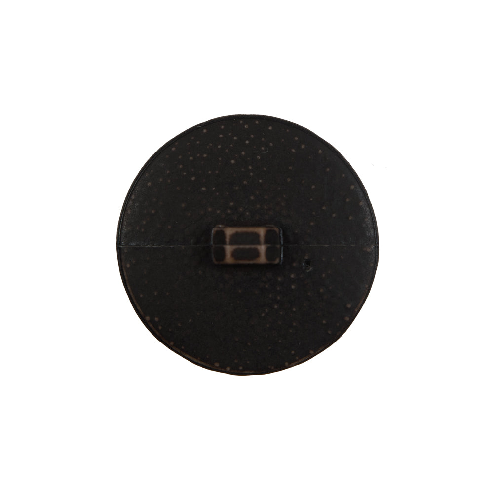 Brown Etched Plastic Shank Back Button - 36L/22mm Detail Brown Etched Plastic Shank Back Button - 36L/22mm Detail