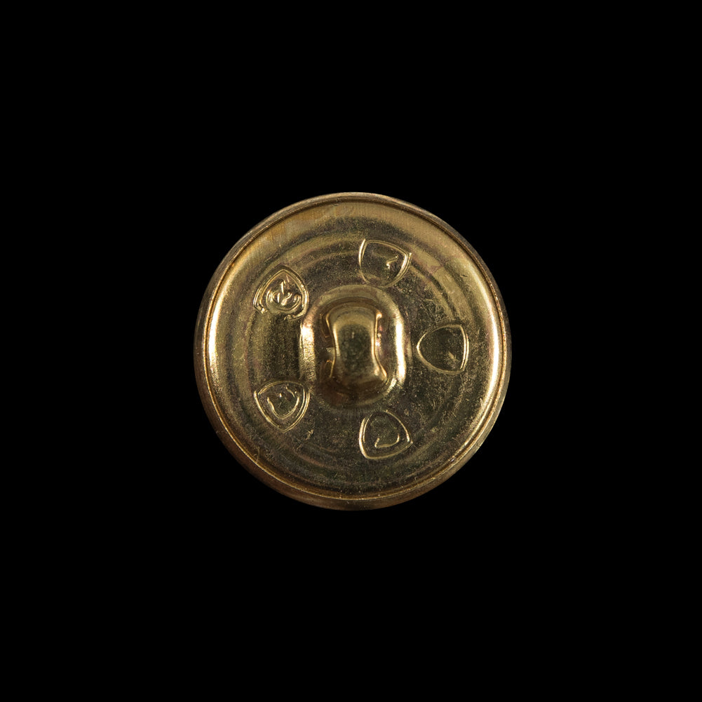 Gold Aluminum Shank Back Button - 32L/20mm Detail Gold Aluminum Shank Back Button - 32L/20mm Detail