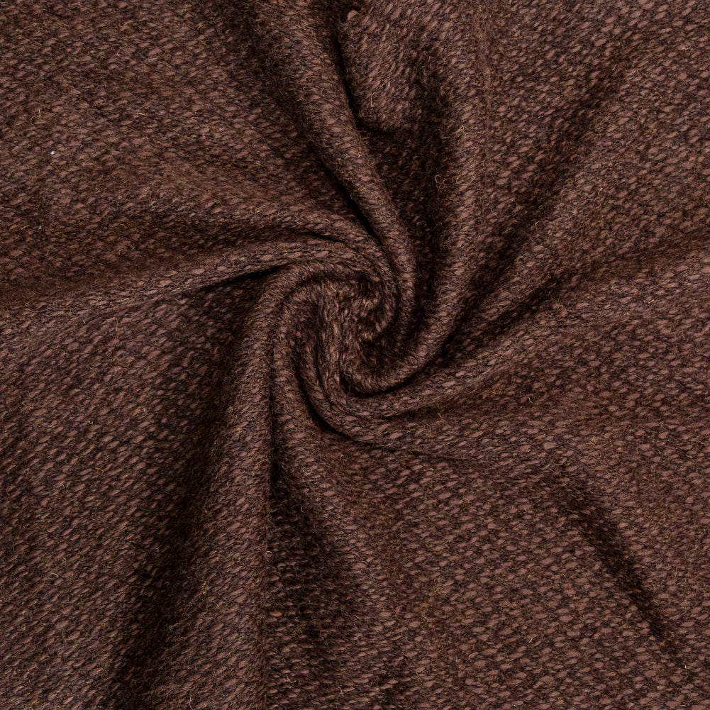 Italian Chocolate Brown Chunky Wool Knit Italian Chocolate Brown Chunky Wool Knit