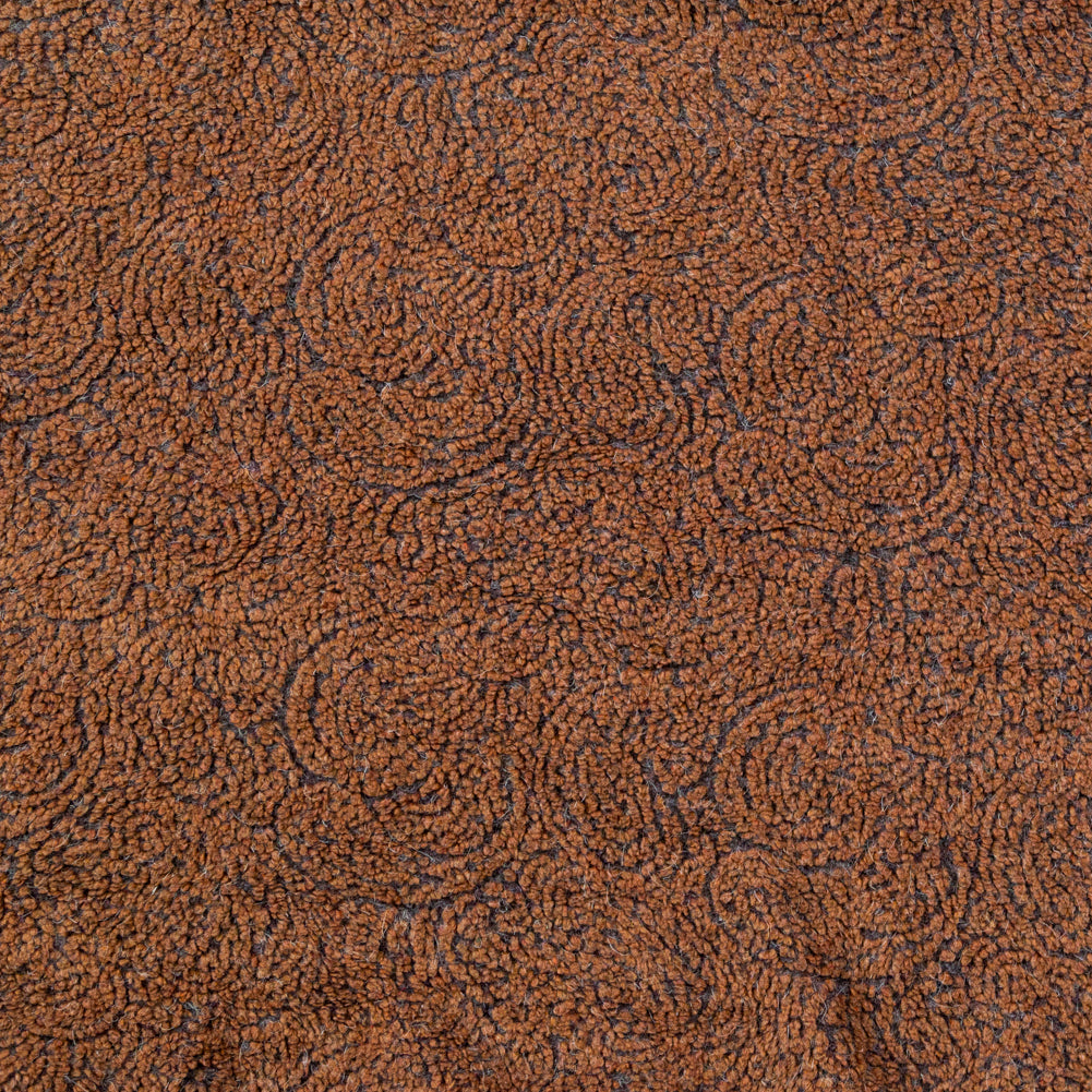 Brown and Gray Two-Tone Wool Knit Brown and Gray Two-Tone Wool Knit