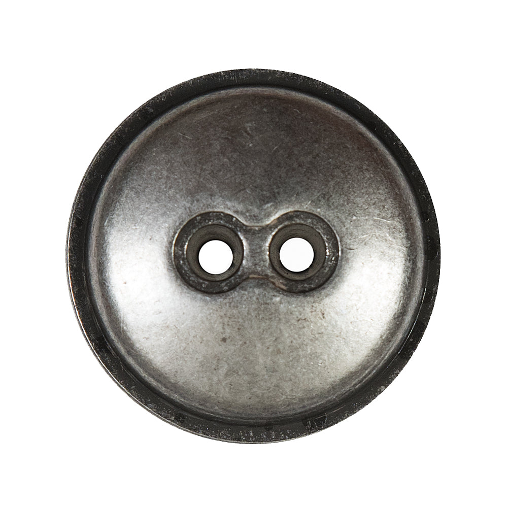 Silver 2-Hole Button Metal Coat - 44L/28mm Silver 2-Hole Button Metal Coat - 44L/28mm