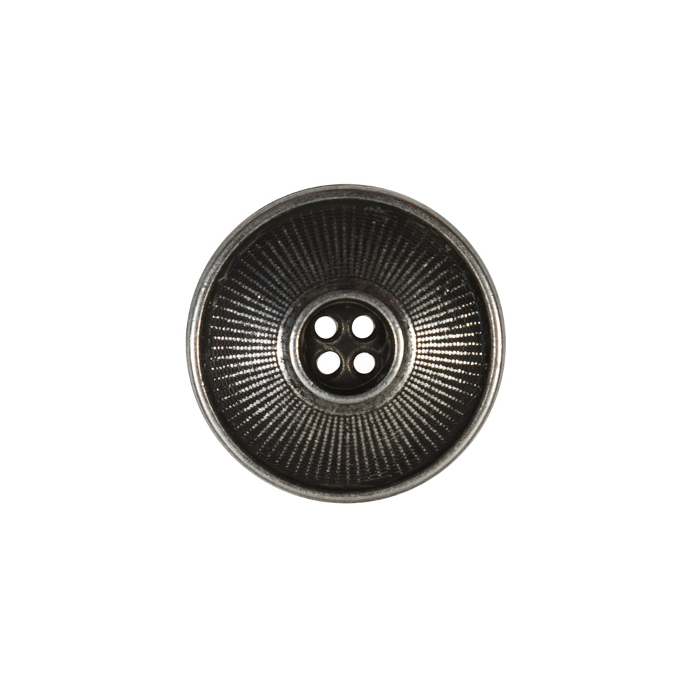 Italian Silver Metal 4-Hole Button - 32L/20mm Italian Silver Metal 4-Hole Button - 32L/20mm