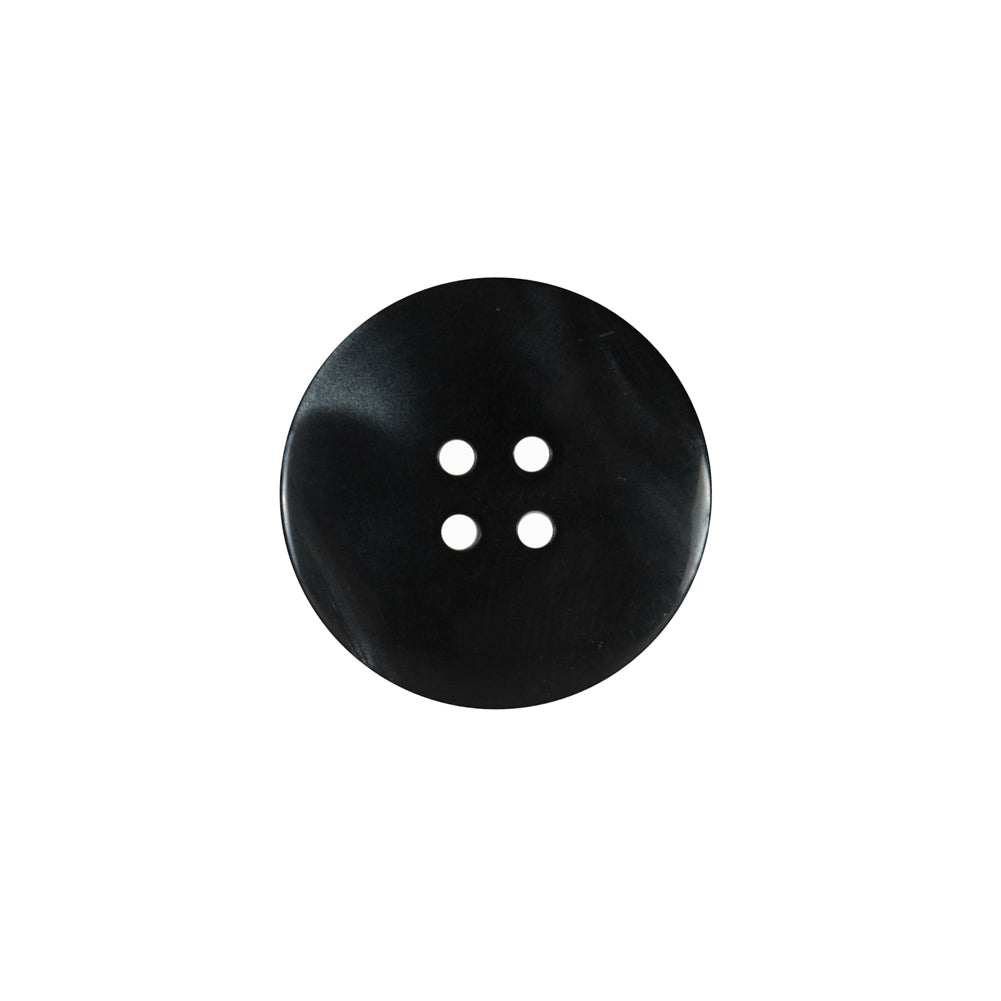 Black and Gold 4-Hole Button - 28L/18mm Detail