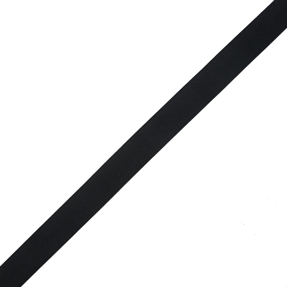 Black Single Face Silk Satin Ribbon - 1" Black Single Face Silk Satin Ribbon - 1"