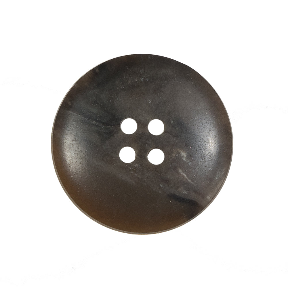 Brown Plastic 4-Hole Button - 40L/25.5mm Brown Plastic 4-Hole Button - 40L/25.5mm