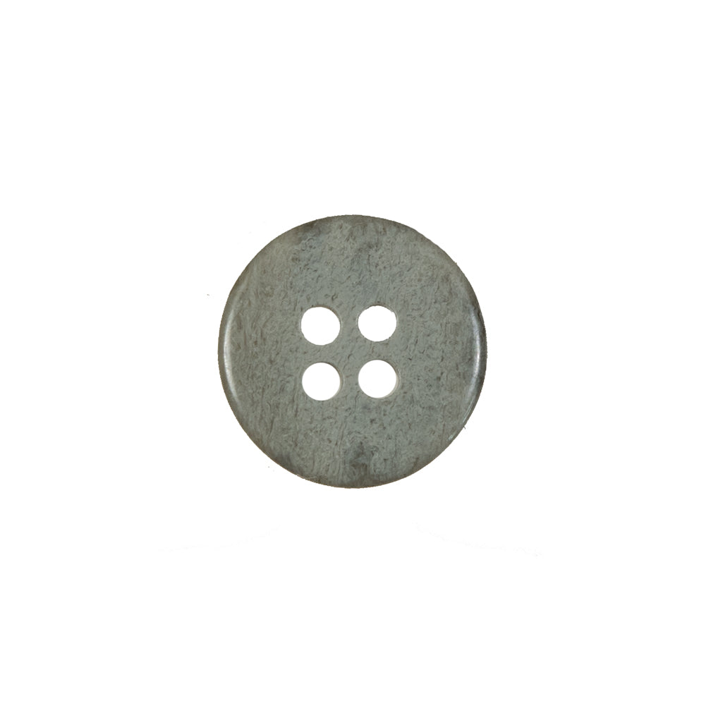Gray Plastic 4-Hole Button - 24L/15mm Detail Gray Plastic 4-Hole Button - 24L/15mm Detail