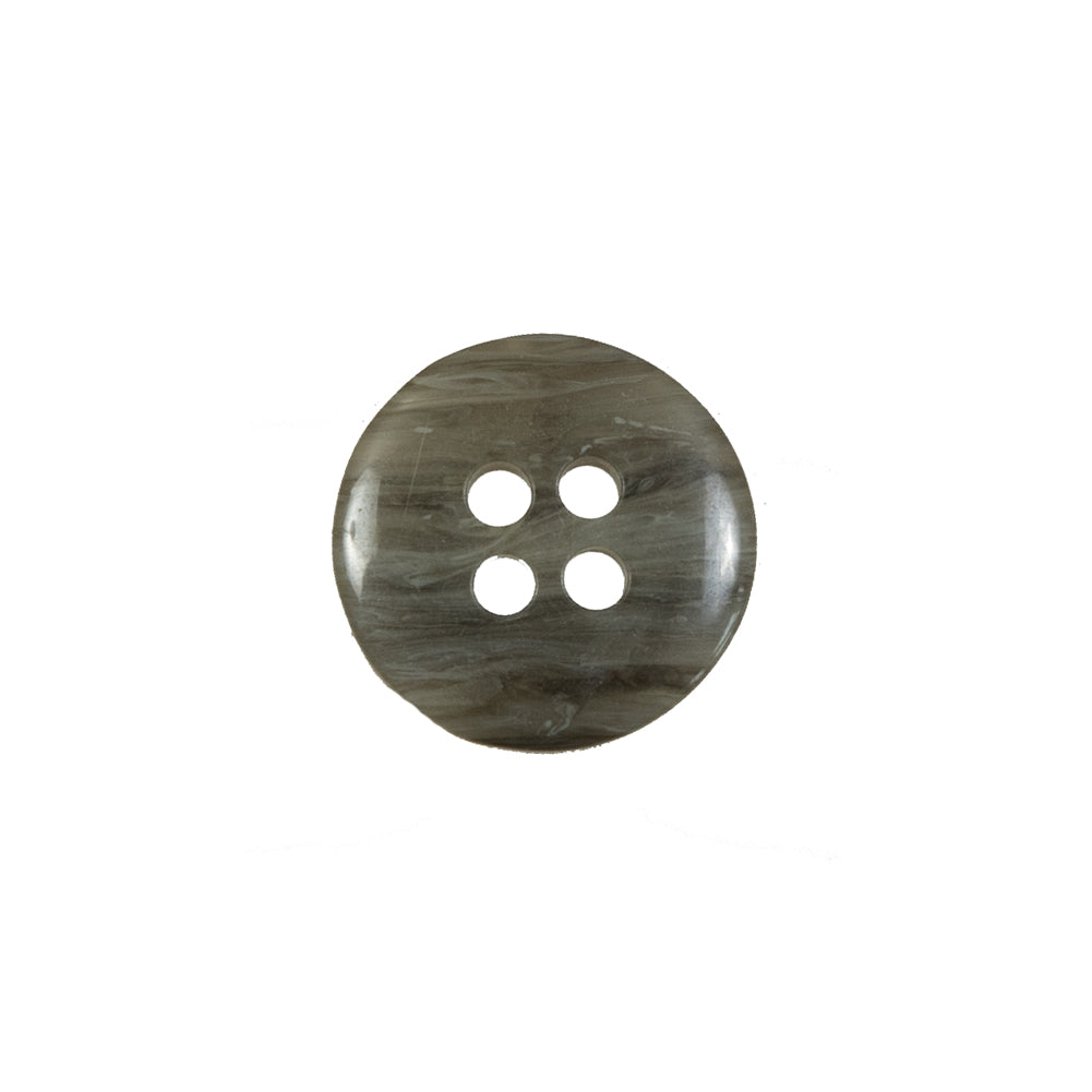 Gray Plastic 4-Hole Button - 24L/15mm Gray Plastic 4-Hole Button - 24L/15mm