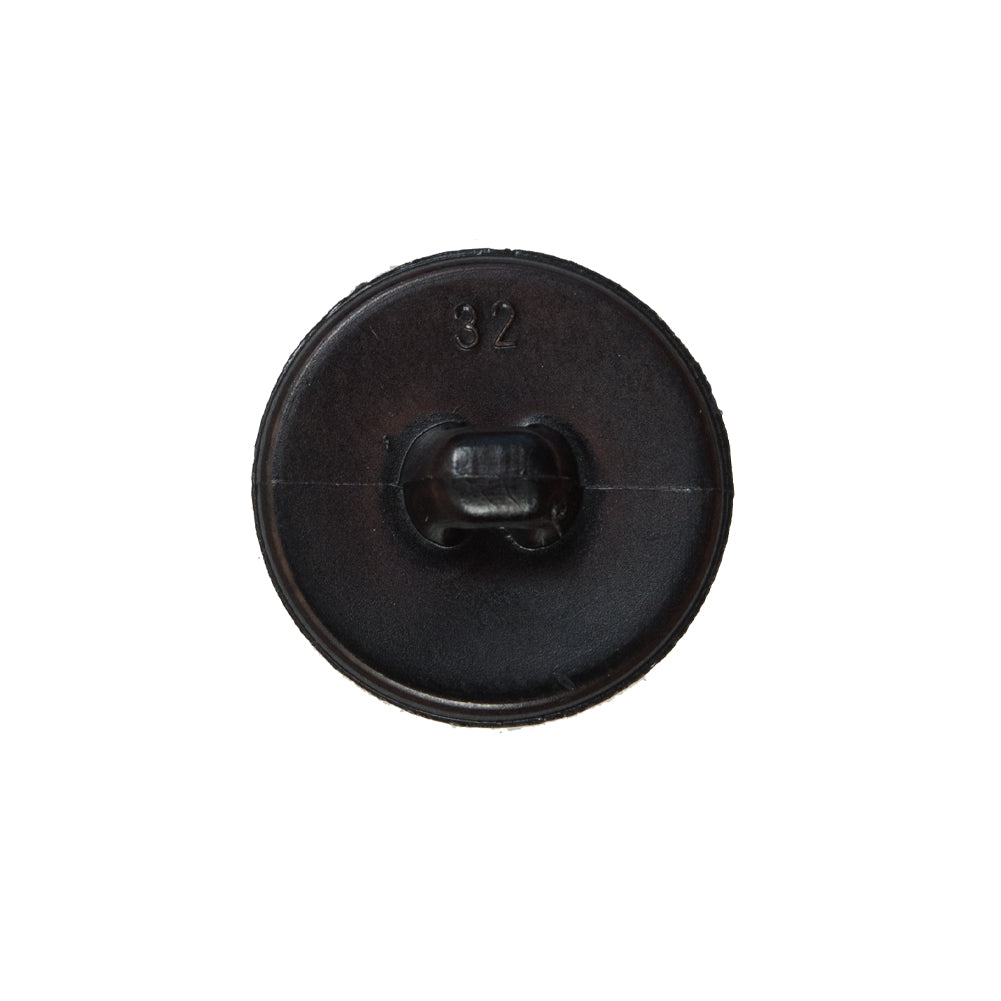 Brown Faux Leather Shank Back Button - 32L/20mm Detail Brown Faux Leather Shank Back Button - 32L/20mm Detail