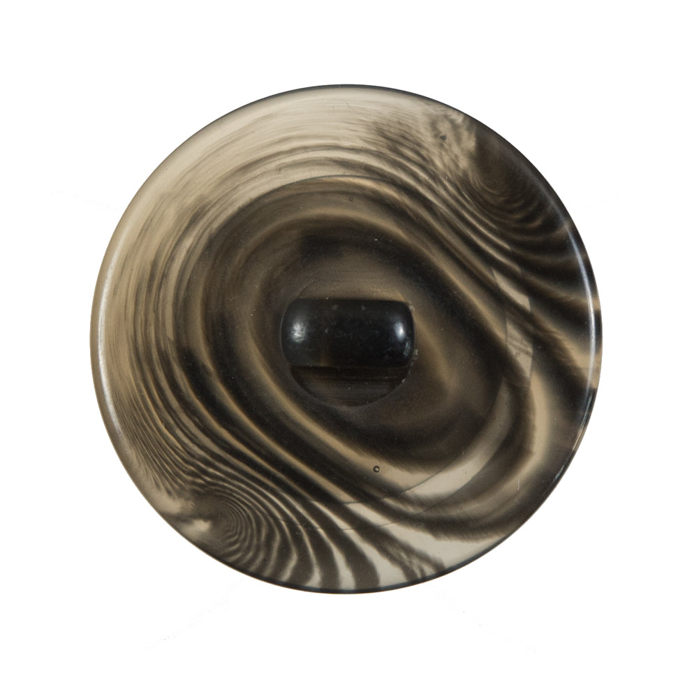 Brown Plastic Shank Back Button - 48L/30.5mm Detail Brown Plastic Shank Back Button - 48L/30.5mm Detail