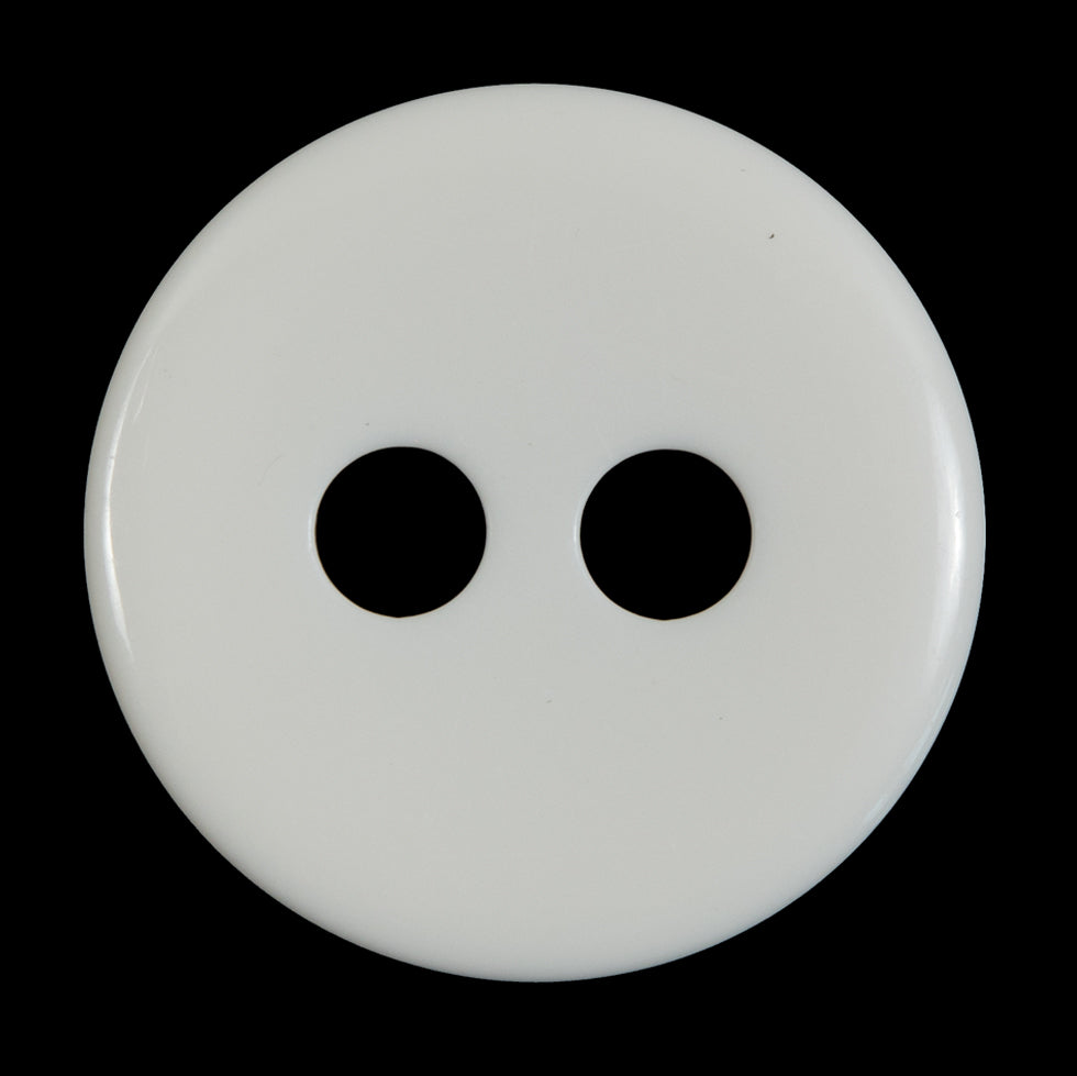 Ivory Plastic 2-Hole Button - 54L/34mm Detail Ivory Plastic 2-Hole Button - 54L/34mm Detail