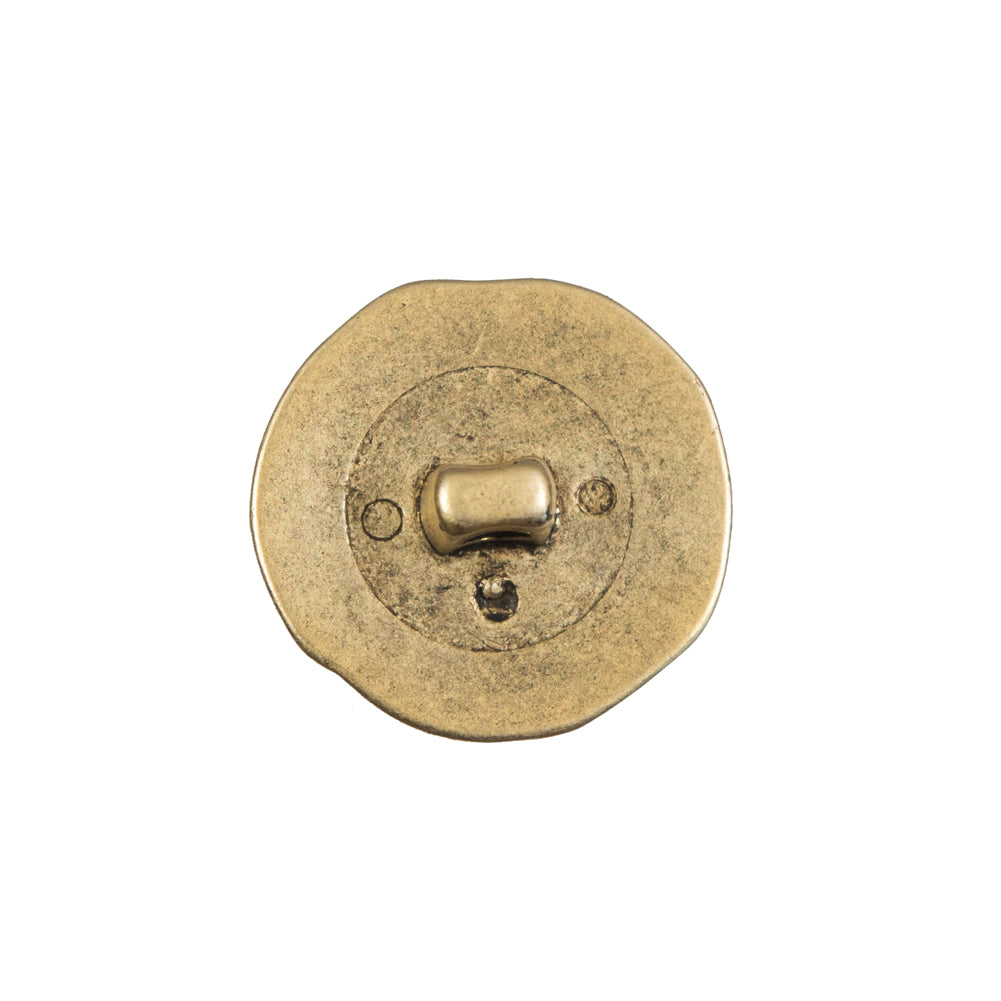Gold Knotted Plastic Shank Back Button - 32L/20mm Detail Gold Knotted Plastic Shank Back Button - 32L/20mm Detail