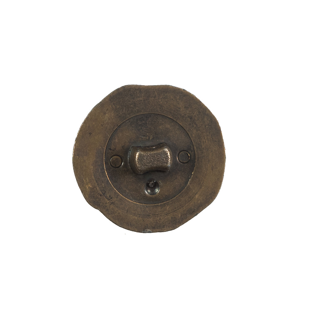Antique Gold Knotted Plastic Shank Back Button - 32L/20mm Detail Antique Gold Knotted Plastic Shank Back Button - 32L/20mm Detail