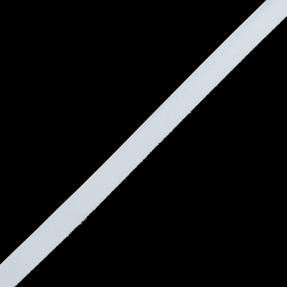 White Foldover Bias Binding Tape - 0.5" Detail White Foldover Bias Binding Tape - 0.5" Detail
